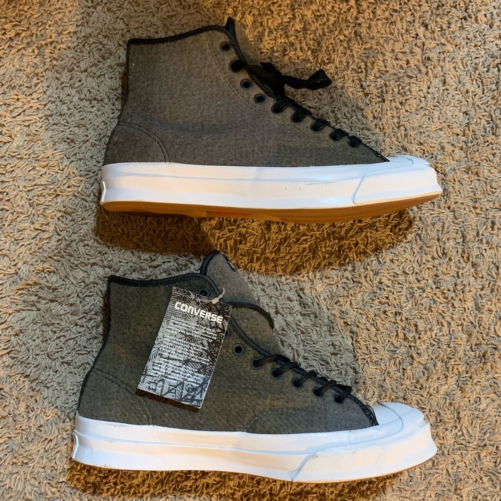 Converse Jack Purcell Hi Tops [Wool] RARE